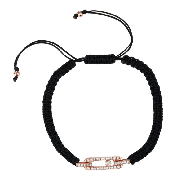 BLACK CORD BRACELET