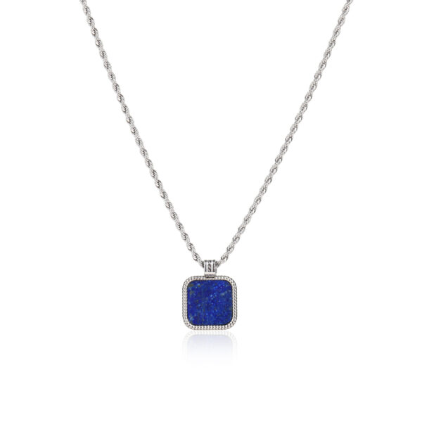 LAPIS SQUARE NECKLACE