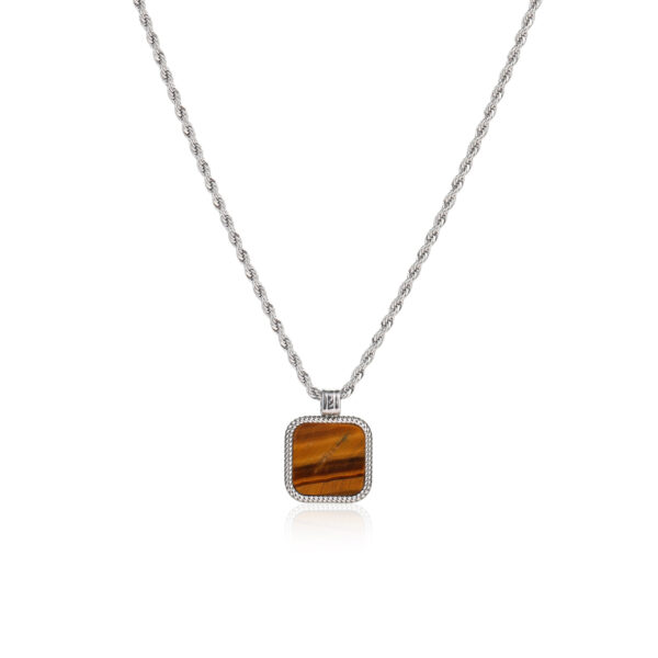LAPIS SQUARE RED NECKLACE
