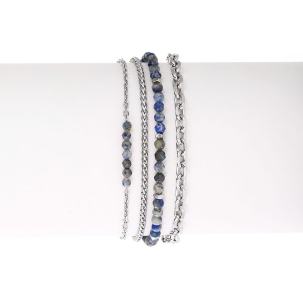 STACKED STONE BRACELET