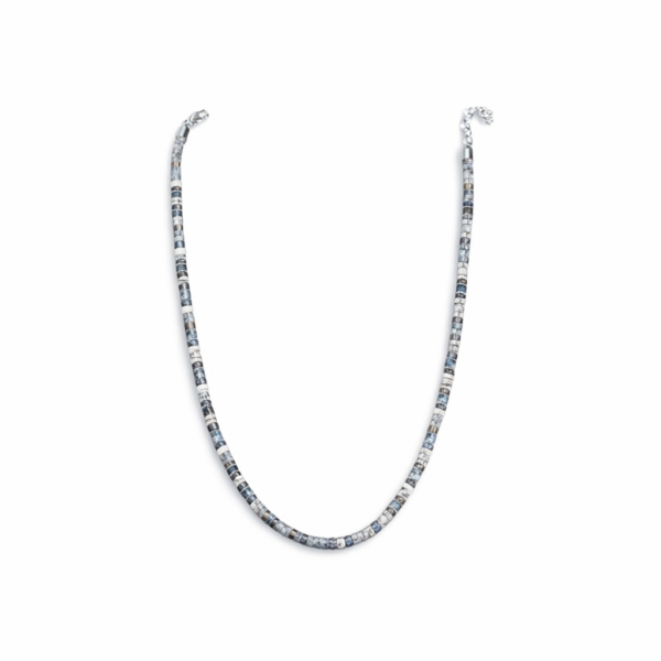 Silver Mist Beaded Necklace