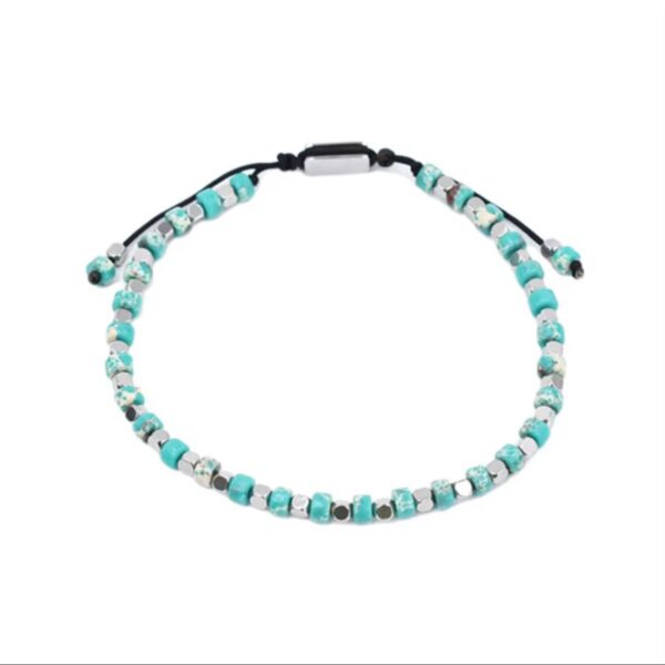 Turquoise Silver Essence Bracelet